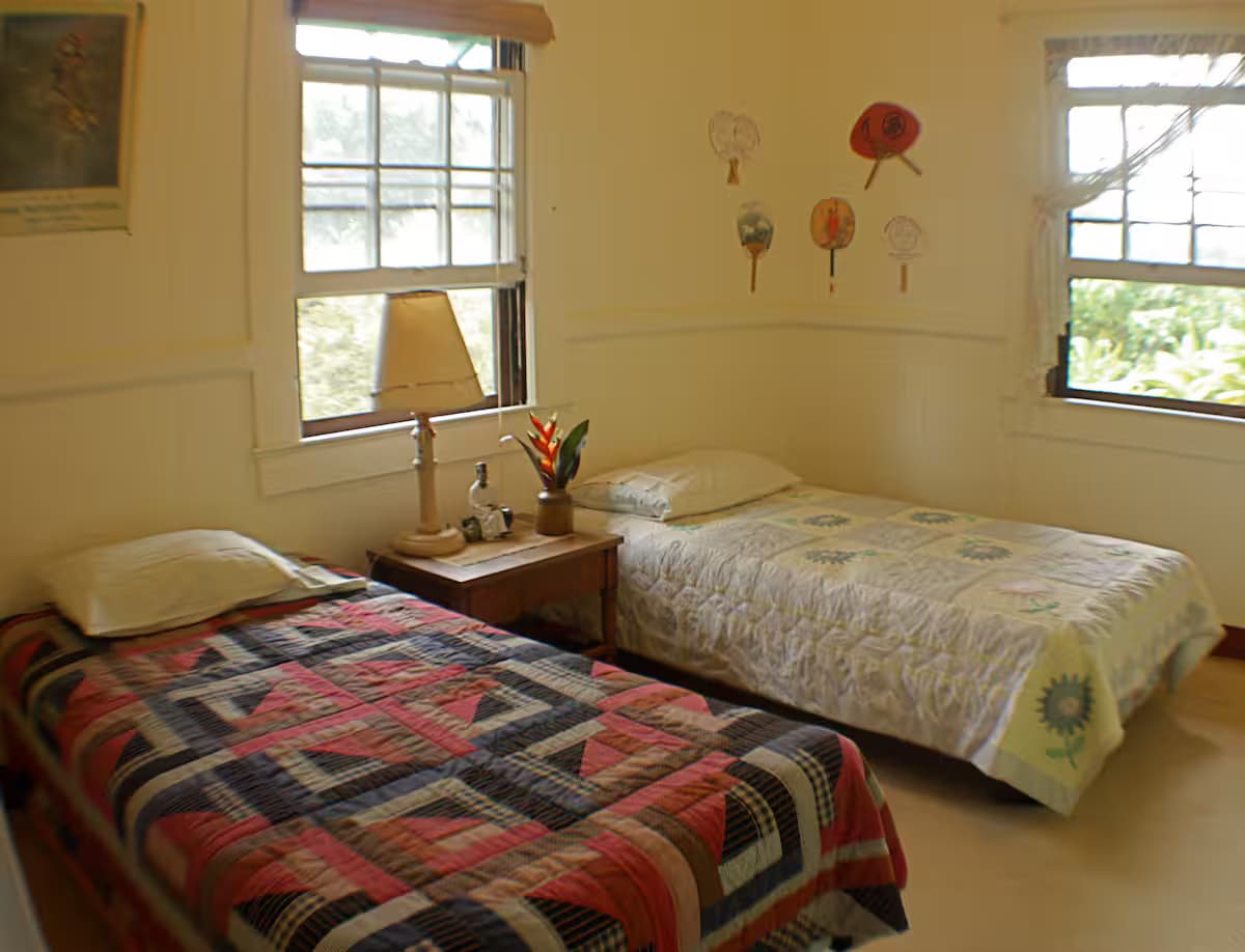 The Sunrise Room with first morning light streaming through windows